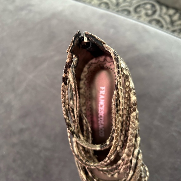 Python high heels, size 39, Leather-Italian, Like new - Picture 5 of 15